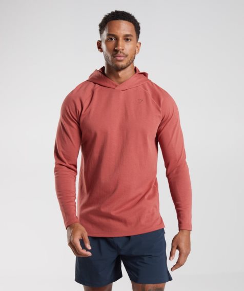 Men's Gymshark Studio Hoodie Rose | CA 08DA67